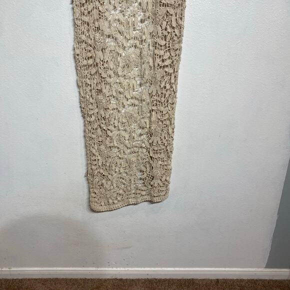Cache Cream Vintage Crochet Vest Sz O/S - Picture 4 of 12
